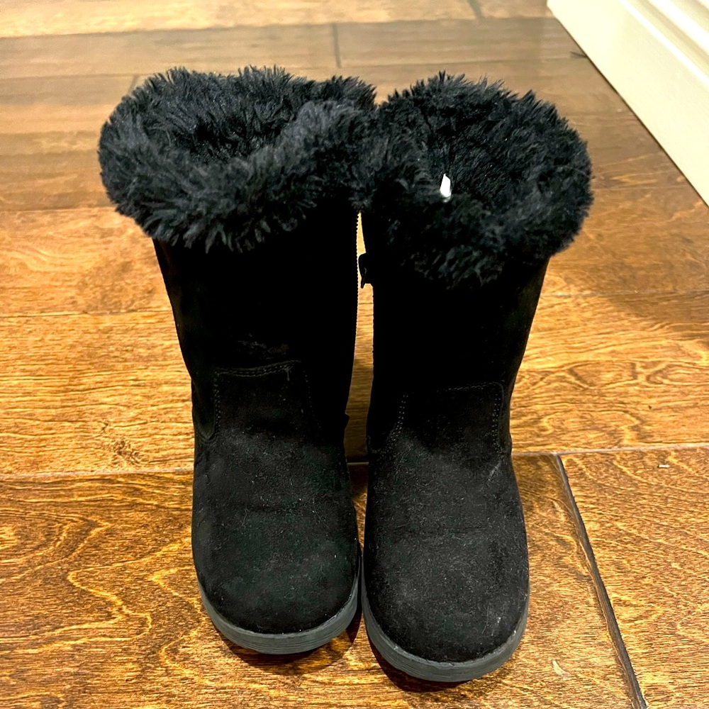 Girls Size 11 black boots